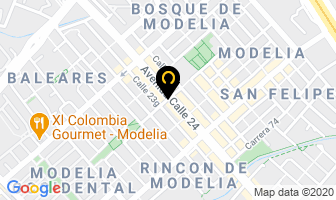 Mapa de Malak Estilo De Vida Saludable en Bogotá D.C