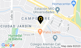 Mapa de Malecón Restaurante Bar en Cali