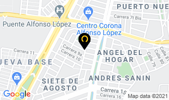 Mapa de Mana Internet en Cali