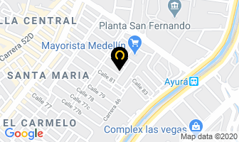 Mapa de Manantiales Comercializadora en Itaguí