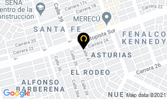 Mapa de Manantiales De Vida Asambleas De Dios en Cali
