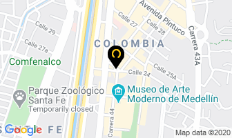 Mapa de Mancerdas Ltda en Medellín