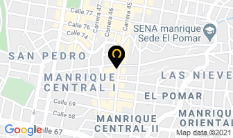 Mapa de Mandarina en Medellín