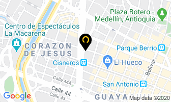 Mapa de Mangueras O.p. en Medellín