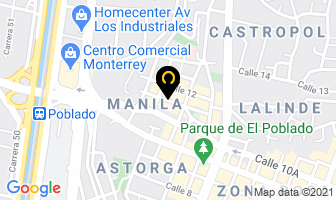 Mapa de Manicor en Medellín