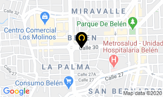 Mapa de Manicure Y Pedicure en Medellín