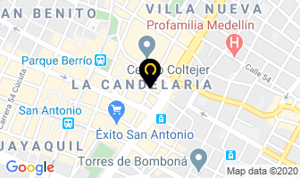 Mapa de Manipulamos S Alimentos en Medellín
