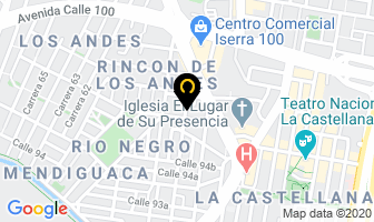 Mapa de Manjares en Bogotá D.C