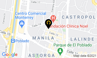 Mapa de Manos & Pies en Medellín