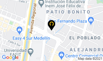 Mapa de Manotas C. Rafael J. en Medellín