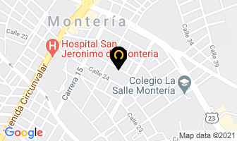 Mapa de Manotas Dario en Montería