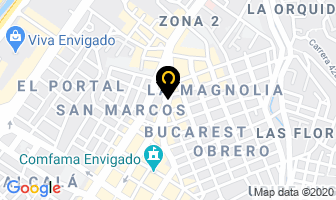 Mapa de Mansión Andre en Envigado
