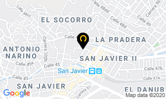 Mapa de Mante Y Color en Medellín