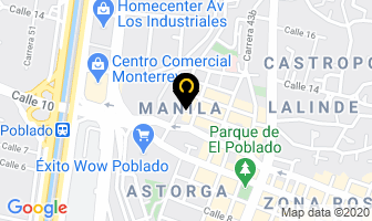 Mapa de Mantenimiento De Computadores Asystem en Medellín