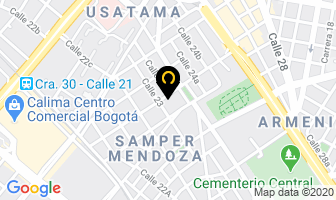Mapa de Mantenimiento Industrial en Bogotá D.C