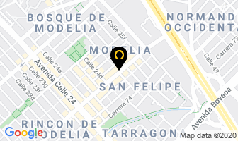Mapa de Mantenimiento Y Reparación De Gas En Modelia en Bogotá D.C