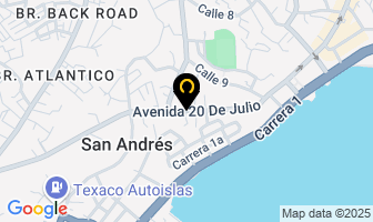 Mapa de Manuel Cantero Yamiris en San Andrés
