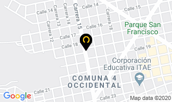Mapa de Manuel Cobos Duarte Ltda. en Bucaramanga