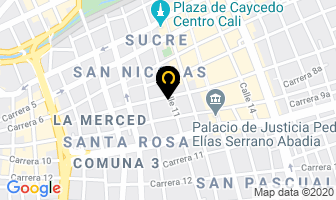 Mapa de Manufacturas Amaretto's Ltda. en Cali