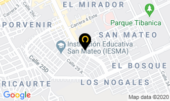 Mapa de Manufacturas Bernar en Soacha