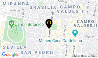 Mapa de Manufacturas Exodo en Medellín