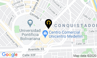 Mapa de Manufacturas Puli en Medellín