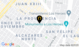 Mapa de Maofa Tarimas Y Eventos en Bogotá D.C