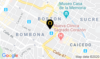 Mapa de Maquicontrol Ltda en Medellín