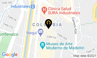 Mapa de Maquinar Ltda. en Medellín