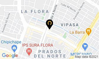 Mapa de Maquinaria Azucarera Ltda. en Cali