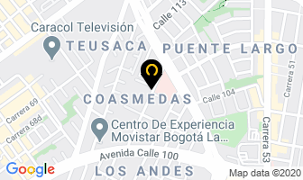 Mapa de Maquinaria Y Equipos Ltda. en Bogotá D.C