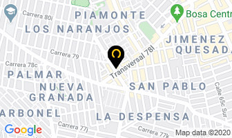 Mapa de Máquinas De Colombia en Bogotá D.C