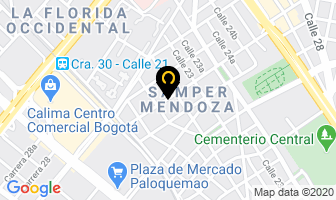 Mapa de Mar Pacific en Bogotá D.C