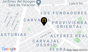 Mapa de Mar Quimicos Ltda. en Bogotá D.C