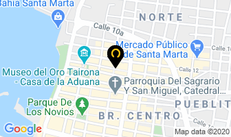 Mapa de Mar Sports en Santa Marta