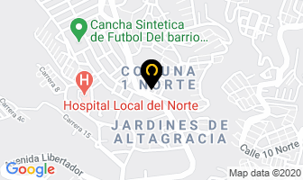 Mapa de Marblegran Marmoles en Bucaramanga