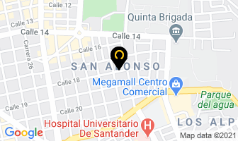 Mapa de Marcos Rodriguez Serrano en Bucaramanga