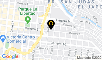Mapa de Marcos Y Vidrios Orozco en Pereira