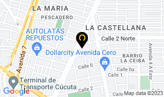 Mapa de Margarita Gelvez Spa en Cúcuta