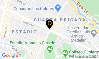 Mapa de Margot Ortiz Spa en Medellín