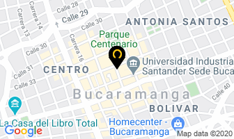 Mapa de Maria E en Bucaramanga