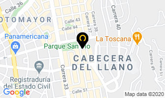 Mapa de María Magreth Spa en Bucaramanga
