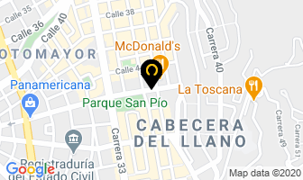 Mapa de María Magreth Spa en Bucaramanga