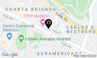 Mapa de Mariachi Mexicolombia en Medellín