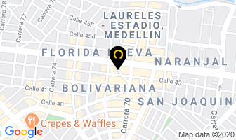 Mapa de Mariachi Mi Tierra en Medellín