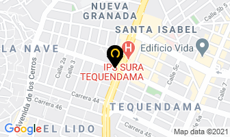 Mapa de Mariaci Plaza Garibaldi en Cali