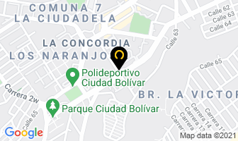 Mapa de Mariana Colors en Bucaramanga
