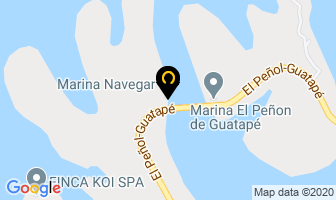 Mapa de Marina Navegar en El Peñol