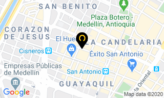 Mapa de Market Internacional en Medellín