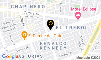 Mapa de Markteknik De Colombia Ltda. en Cali